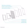 Neomounts DS15-630WH1 Tabletständer für Tisch und Wand 9,7-11 Zoll - abschließbar