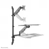 Wandmontierte Sit-Steh-Workstation Neomounts WL90-325BL1 max. Gewicht 9 kg