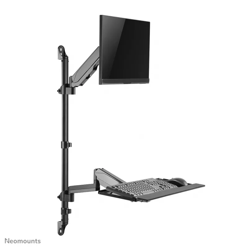 Wandmontierte Sit-Steh-Workstation Neomounts WL90-325BL1 max. Gewicht 9 kg