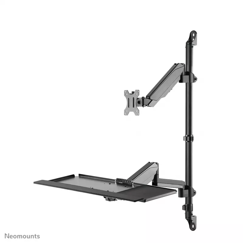 Wandmontierte Sit-Steh-Workstation Neomounts WL90-325BL1 max. Gewicht 9 kg