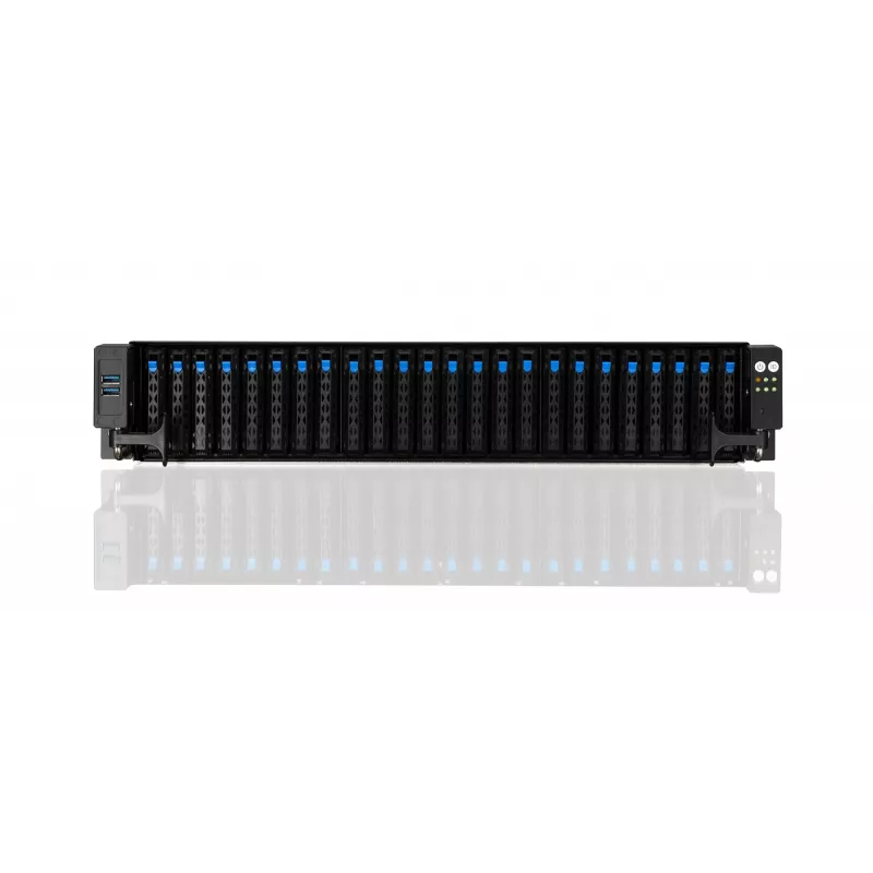 ASUS RS720A-E11-RS24U 2U Rack-Barebone-Server, Silber