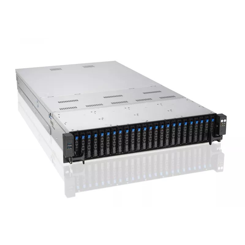 ASUS RS720A-E11-RS24U 2U Rack-Barebone-Server, Silber