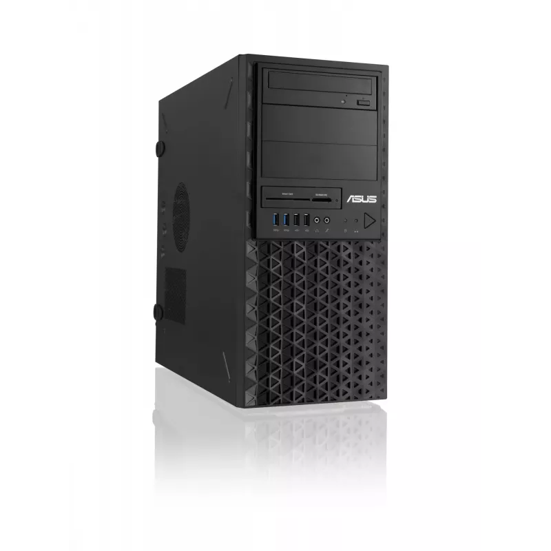 Tower-Gehäuse ASUS TS100-E11-PI4, schwarz, mit Intel-C256-Chipsatz, LGA-1200-Unterstützung, 300-W-Netzteil
