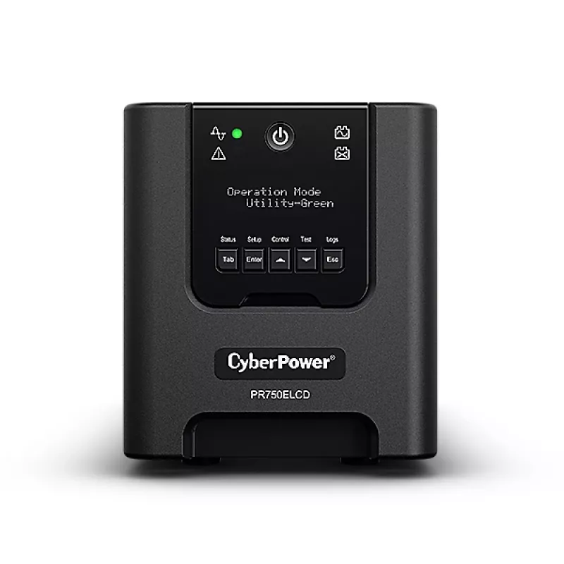 CyberPower PR750ELCD USV (unterbrechungsfreie Stromversorgung) Line-Interactive 0,75 kVA 675 W 6 AC-Ausgänge