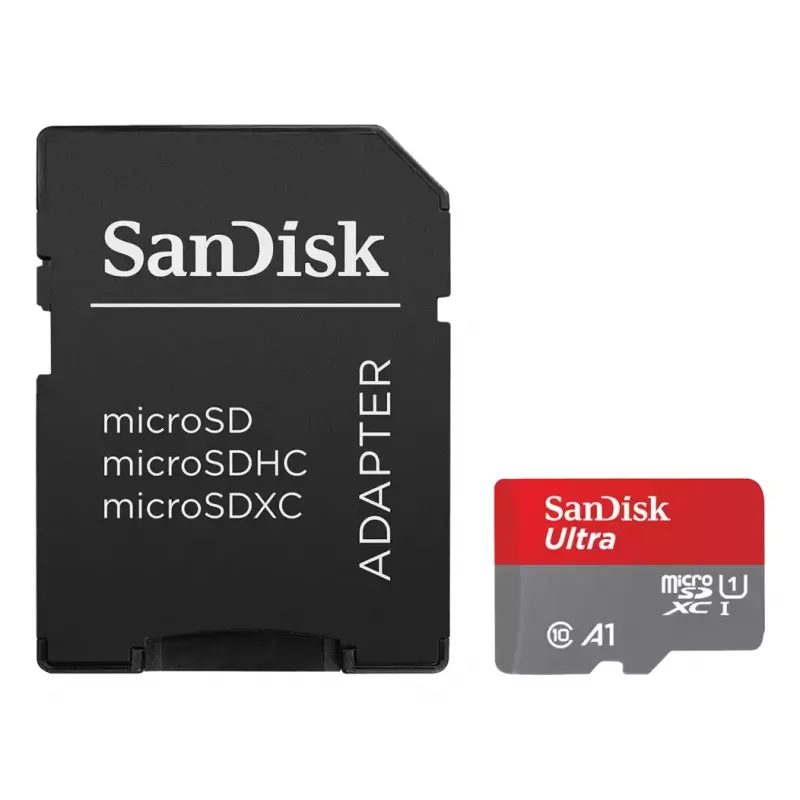 WESTERN DIGITAL SanDisk Ultra micro SDXC 128GB plus SD Adapter 140 MB/s A1 Class 10 UHS-I – 2er-Pack