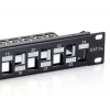Equip 24-Port Keystone Cat.6A Geschirmtes Patchpanel, Schwarz