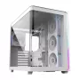 FSP M580-WP Plus Midi-Tower PC-Gehäuse, ATX, ARGB, Tempered Glass, Weiß