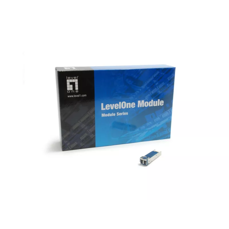 LevelOne GVT-0301 SFP-Transceiver-Modul (Mini-GBIC), 1,25 Gbit/s, Singlemode, LX, LC, 10 km