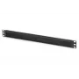 DIGITUS 1U Kabeldurchführungsbürstenleiste 44x483x11 mm, Bürstengröße 27x423 mm, Farbe schwarz (RAL 9005)