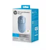 HP 400 Leise blaue kabellose Maus, beidhändig, RF Wireless + Bluetooth, 6000 DPI, Blau