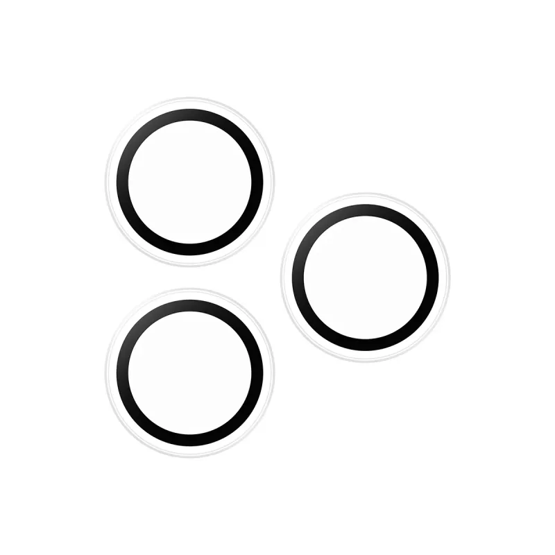 Kameraschutz PanzerGlass Hoops Transparent für iPhone 17 Pro / 17 Pro Max / 16 Pro / 16 Pro Max, gehärtetes Glas, Silikon, 1 Stück