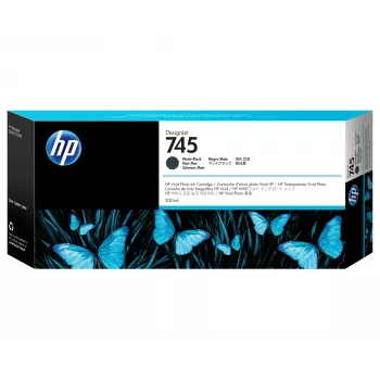 HP 745 Patrone, mattschwarz, 300 ml, F9K05A