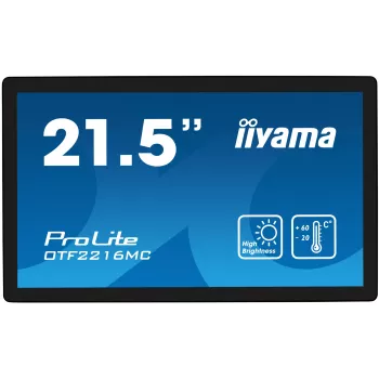 iiyama OTF2216MC-B1 Computermonitor 54,6 cm (21,5 Zoll) 1920 x 1080 Pixel Full HD LCD Touchscreen Schwarz