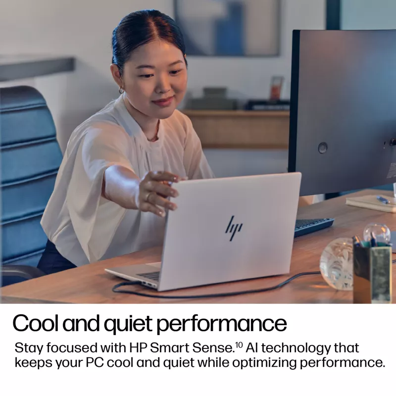 HP EliteBook 8 G1i AD3H3ET Business-Laptop, Intel Core Ultra 5 228V, 14 Zoll 2.5K, 32GB LPDDR5x, 512GB SSD, Windows 11 Pro, deutsche QWERTZ-Tastatur
