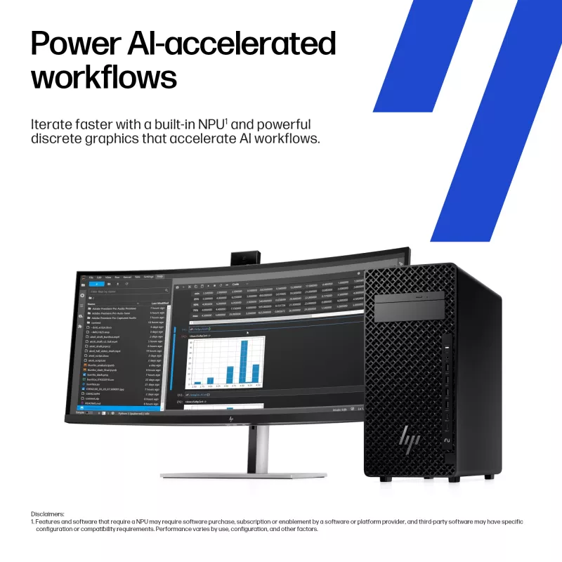 HP Z2 Tower G1i Intel Core Ultra 5 245 16 GB DDR5-SDRAM Windows 11 Pro Workstation KI-Workstation, KI-PC