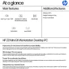 HP Z2 G1i Intel Core Ultra 7 265 16 GB DDR5-SDRAM 512 GB SSD NVIDIA RTX A400 Windows 11 Pro Mini PC Workstation KI-Workstation, KI-PC Schwarz
