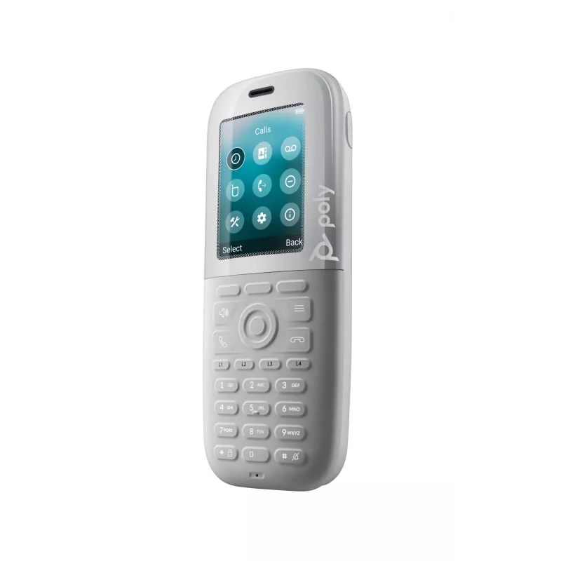 Kabelloses DECT-Telefon POLY Rove 40 Anrufer-ID 2,4-Zoll-Display