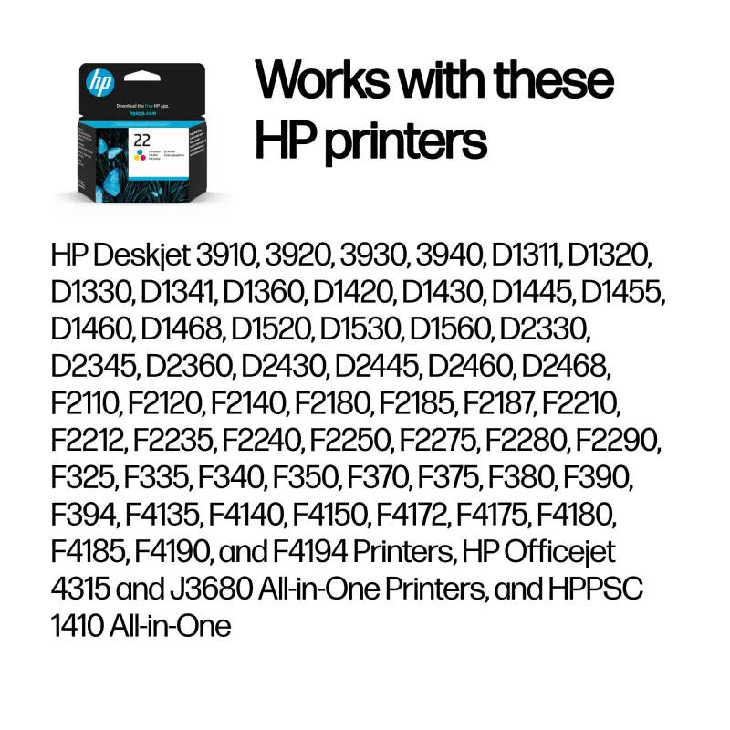 Tintenpatrone HP C9352AE Color No.22 5ml