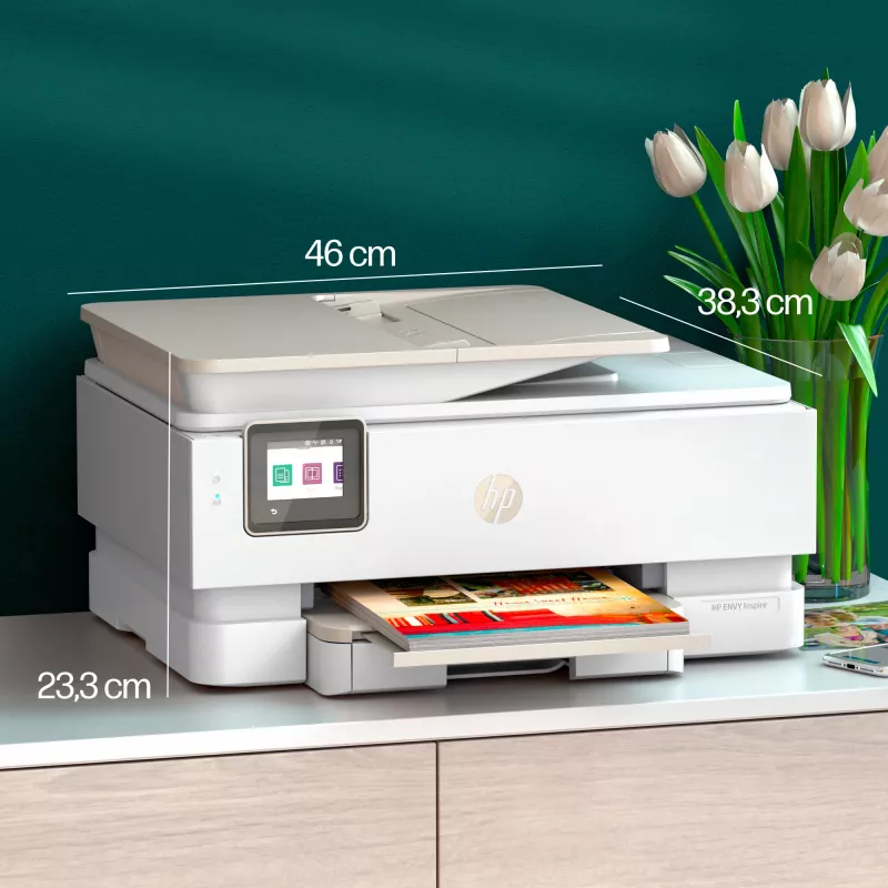 HP ENVY Inspire 7920e kabelloser All-in-One-Farbdrucker, Instant Ink; Kopierer, Scanner