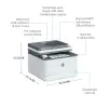 Drucker HP LaserJet Pro 3002dn Laser Grau Weiß