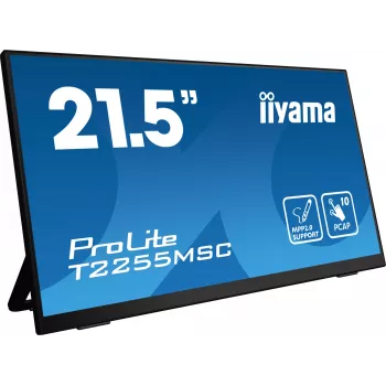 iiyama ProLite T2255MSC-B1 Computer-Monitor 54,6 cm (21,5 Zoll) 1920 x 1080 Pixel Full HD LCD Touchscreen Schwarz