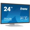iiyama ProLite T2452MSC-W1 Computer-Monitor 61 cm (24 Zoll) 1920 x 1080 Pixel Full HD LCD Touchscreen Multi-User Weiß