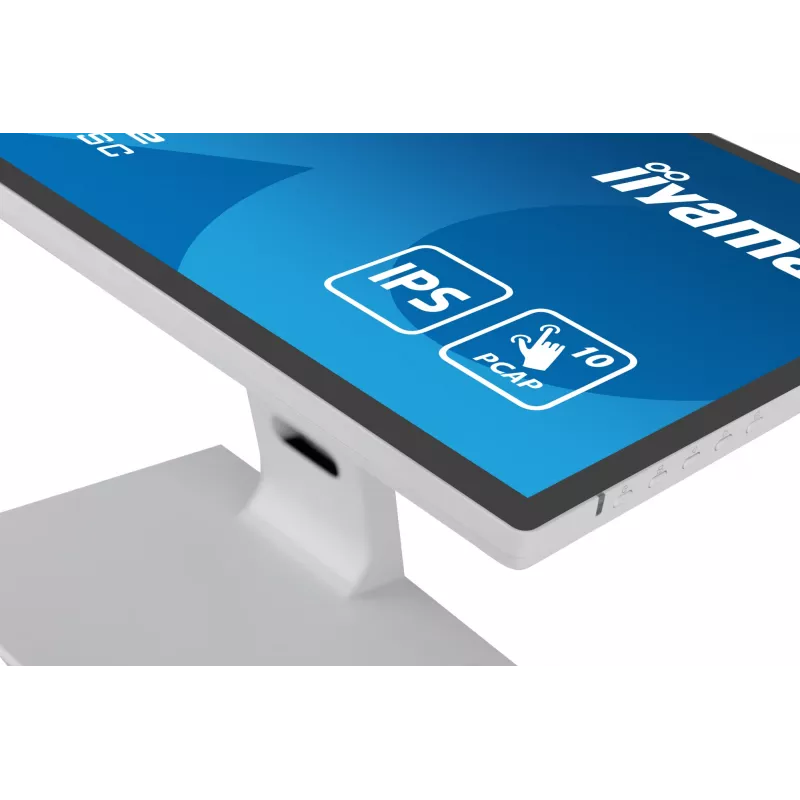 iiyama ProLite T2452MSC-W1 Computer-Monitor 61 cm (24 Zoll) 1920 x 1080 Pixel Full HD LCD Touchscreen Multi-User Weiß
