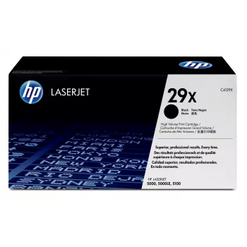 HP 29X High Yield Schwarz Original LaserJet Tonerkartusche 1 Stück