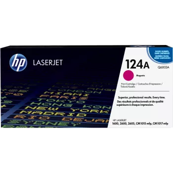 HP 124A Magenta Original LaserJet Tonerkartusche, 2000 Seiten, Magenta, 1 Stk.