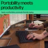 HP 475 Dual-Mode Wireless Keyboard, Full-size (100%), Wireless, RF Wireless + Bluetooth, Membrane, Schwarz