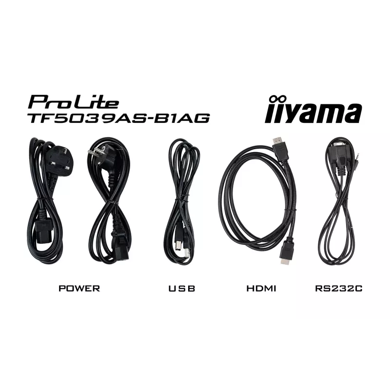 iiyama TF5039AS-B1AG Computermonitor 125,7 cm (49,5 Zoll) 3840 x 2160 Pixel 4K Ultra HD LED Touchscreen Schwarz