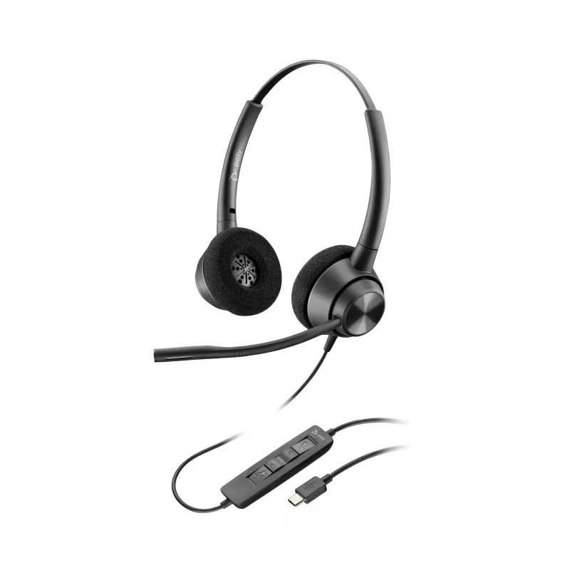 HP Poly EncorePro 320 Stereo USB-C Headset TAA