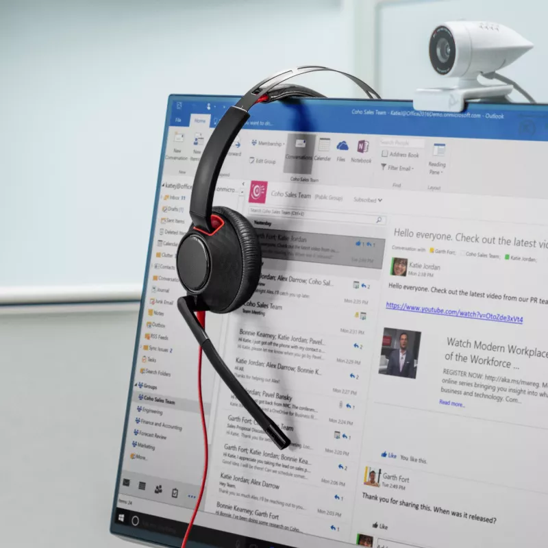 HP Poly Blackwire 5220 Stereo USB-C Headset +3,5-mm-Stecker +USB-C/A-Adapter (Mengenpackung)