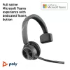 HP Poly Voyager 4310 Microsoft Teams zertifiziertes USB-C Headset + BT700 Dongle