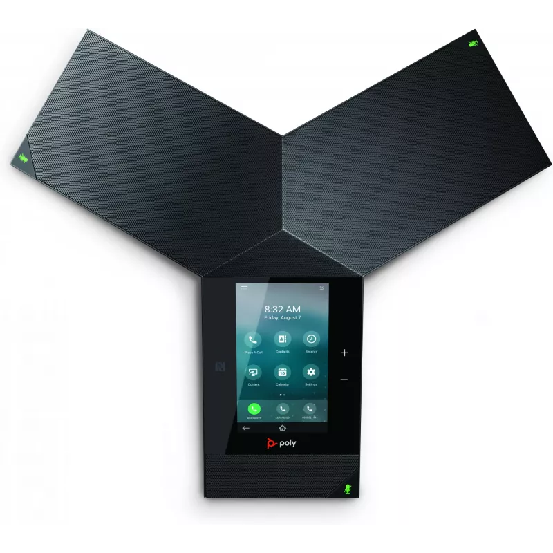 IP-Konferenztelefon POLY Trio 8800 PoE-fähig 5-Zoll-Display