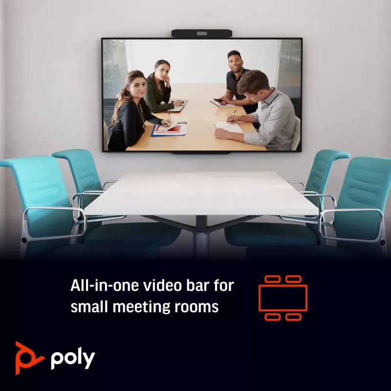 HP Poly Studio X30 All-In-One Video Bar, China, Taiwan, 357 kg, 0 - 40 °C, 15 - 80%, 441,8 mm, 62,5 mm