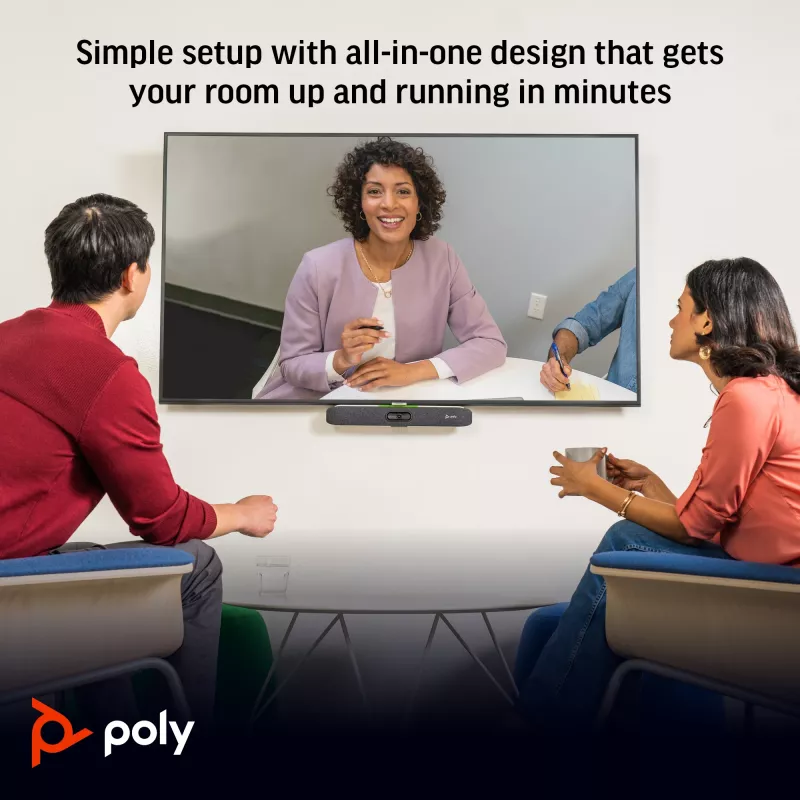 HP Poly Studio X30 All-In-One Video Bar, China, Taiwan, 357 kg, 0 - 40 °C, 15 - 80%, 441,8 mm, 62,5 mm
