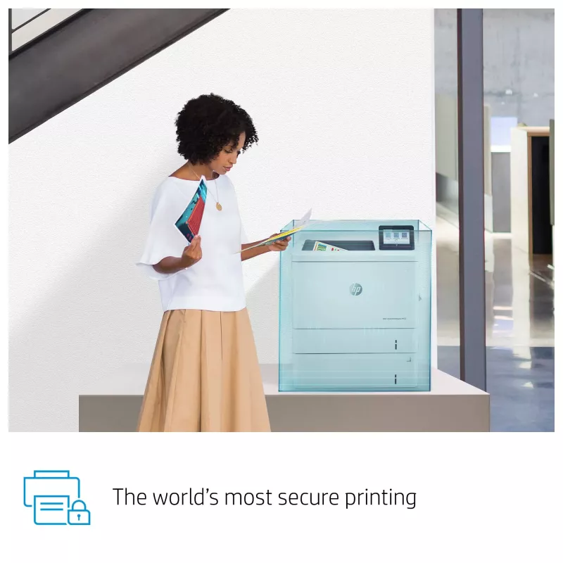 HP Color LaserJet Enterprise M555x, Laser, Farbe, 1200 x 1200 DPI, A4, 38 ppm, Duplexdruck