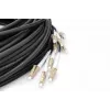 DIGITUS Breakout-Kabel - 12 Fasern OM4 LC/UPC-LC/UPC universelle Farbe schwarz 100 m