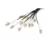 Digitus vorkonfektioniertes Universal-Breakout-Kabel Glasfaser OM4 12 Fasern LC/UPC - LC/UPC 150m