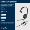 HP Poly Blackwire 5210 Monaural USB-C Headset +3.5mm Plug +USB-C/A Adapter (Bulk)