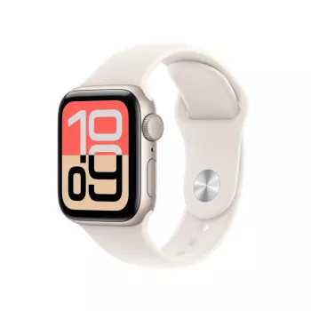 APPLE Watch SE 3 GPS 40mm Starlight Aluminium Case mit Sportband M/L - Starlight
