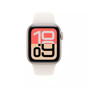 APPLE Watch SE 3 GPS 40mm Starlight Aluminium Case mit Sportband M/L - Starlight