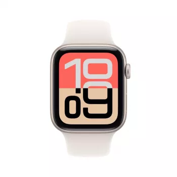 APPLE Watch SE 3 GPS + Cellular 44mm Starlight Aluminium Gehäuse mit Starlight Sport Armband M/L