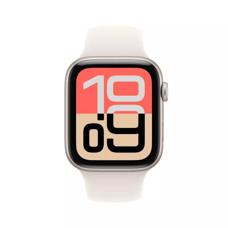 APPLE Watch SE 3 GPS + Cellular 44mm Starlight Aluminium Gehäuse mit Starlight Sport Armband M/L