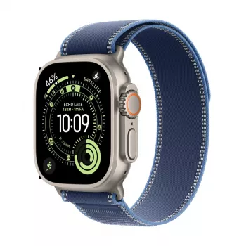 APPLE Watch Ultra 3 (2025) LTE 49mm Titanium Gehäuse mit Trail Loop S/M - Blau