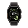 Apple Watch Ultra 3 MF1D4QF/A GPS + Cellular 49 mm Titangehäuse Schwarz mit Trail Loop Schwarz/Kohlegrau S/M