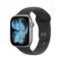 APPLE Watch Series 11 GPS 46mm space Grey Aluminiumgehäuse mit schwarzem Sportarmband S/M