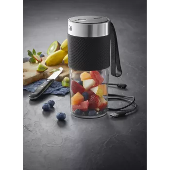 WMF KITCHENminis 0416700011 0,3 L Standmixer 50 W Schwarz, Edelstahl, Transparent