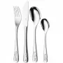 WMF Safari 12.8002.6040 Kinderbesteck-Set, 4-teilig, Gelb/Grün